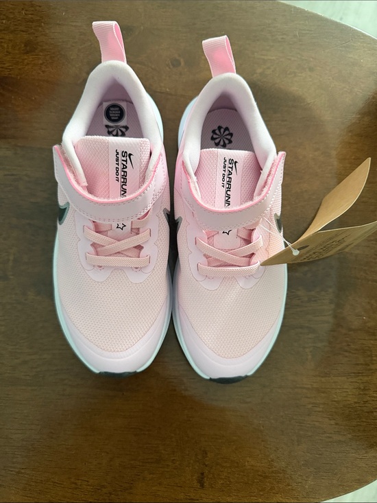 Nike Other - Nike Kids Pink Hook-and-Loop Athletic Sneakers
